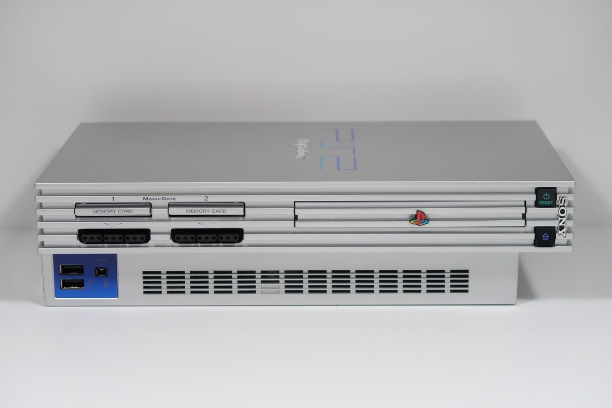 Playstation 2 PS2 Console System SCPH-39000 S Silver W/Box NTSC-J