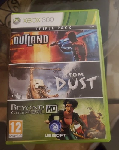 Ubisoft Triple Pack (Xbox 360) Beyond Good and Evil,Outland,From Dust,near mint