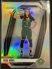Nika Muhl Rookie Card 2024 Panini Prizm WNBA Silver Prizm Image Variation SP 146