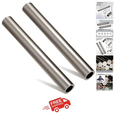Versatile 2 Pcs Seamless Cold Rolled Steel Tubes, 3/4'' OD for DIY & Automotive