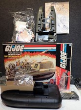 1984 NEW MINT IN BOX SEALED BAGS GI JOE KILLER W.H.A.L.E. Hovercraft & Cutter