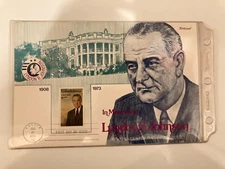 LYNDON JOHNSON President 1973 First Day of Issue Austin TEXAS