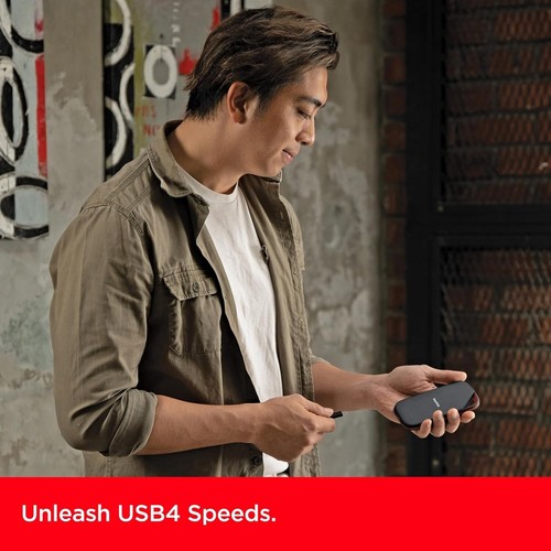 SanDisk Extreme PRO 2TB USB4 3800MB/s IP65 Water Resistance Portable USB-C SSD - Picture 6 of 8