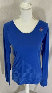 Women-039-s-Reebok-Crossfit-Long-Sleeve-Top-with-Thumb-Holes-Size-Medium