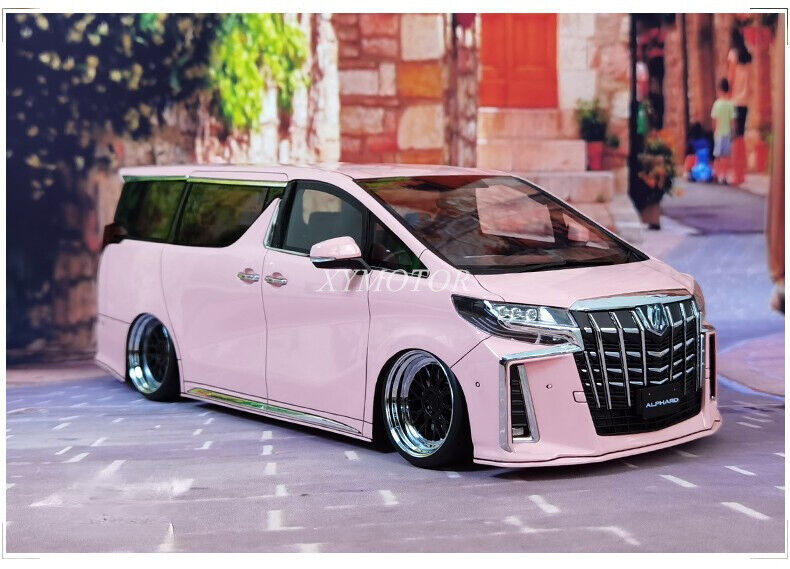 IG 1:18 Toyota Alphard H30W Diecast Car MPV Model White IG 1:18 Toyota Alphard H30W Diecast Car MPV Model White