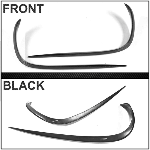 Carbon Splitter Stoßstange Lippe Spoiler Canards für Mercedes W213 C238 E43 - Picture 11 of 12