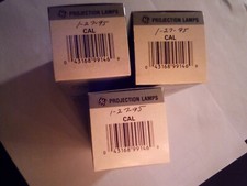 Lot of 3 G.E. CAL Photo Projection LIGHT BULB Studio 300 watt LAMPS 043168991469