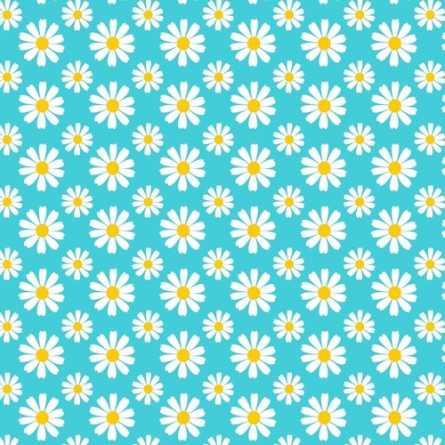 GORGEOUS "SUMMER DAISIES" PRINTED CANVAS FABRIC SHEET..HAIR BOWS - Picture 5 of 16