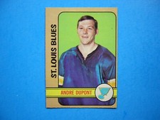 1972/73 O-PEE-CHEE NHL HOCKEY CARD #16 ANDRE DUPONT ROOKIE EX/NM NM SHARP!! OPC