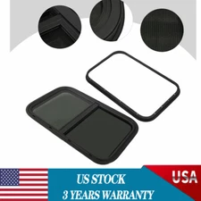 24'' x 15'' Horizontal Slider RV Window for Camper Cargo Trailer with Screen NEW