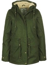 Element Olive Drab Misty Twill - Sherpa Lined Womens Jacket - Xs