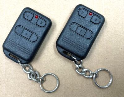 NICE PAIR JRM MICRO-30B 3-BUTTON REMOTE TRANSMITTER FOB