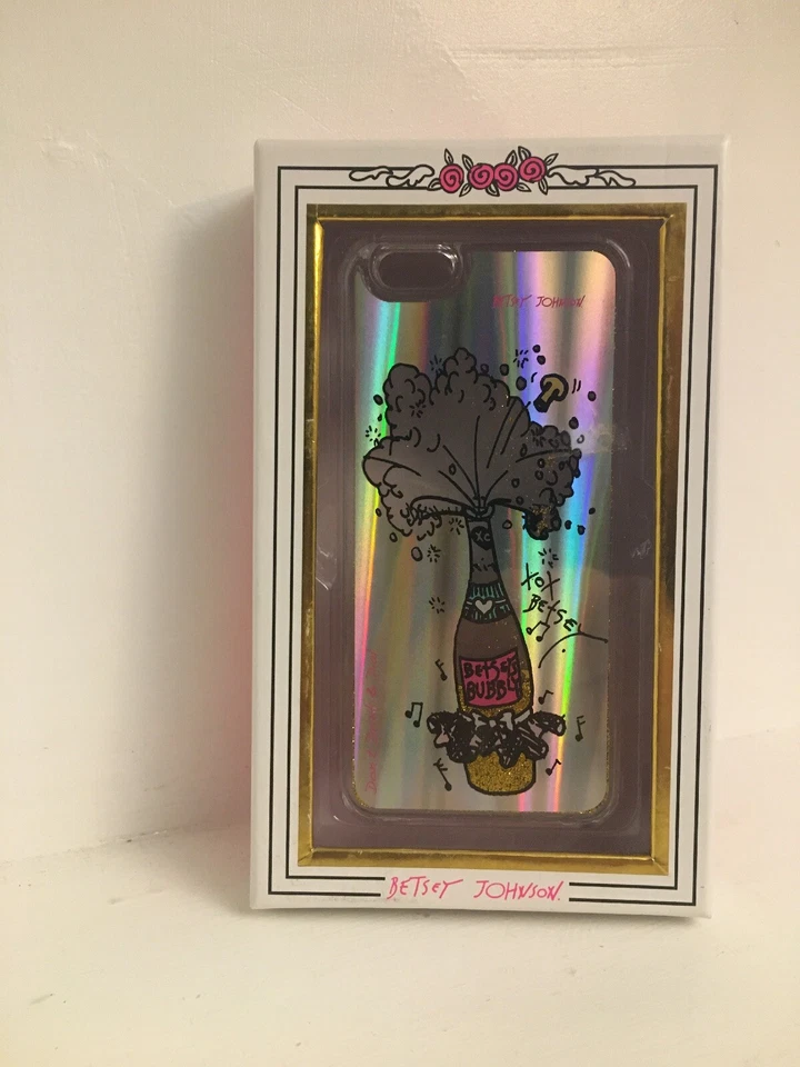 Estuche para Celular BETSEY JOHNSON BURBUJEANTE Brillante Vidrio Champán iPHONE 6/6S Foto 2 de 4