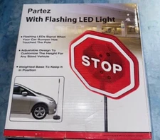 Partez with Flashing LED Stop Sign Light (Garage Parking Assistant)