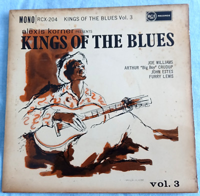 ALEX KORNER, KINGS OF THE BLUES VOL. 3, VARIOUS ARTISTS EP, BLUES. NM / VG+.