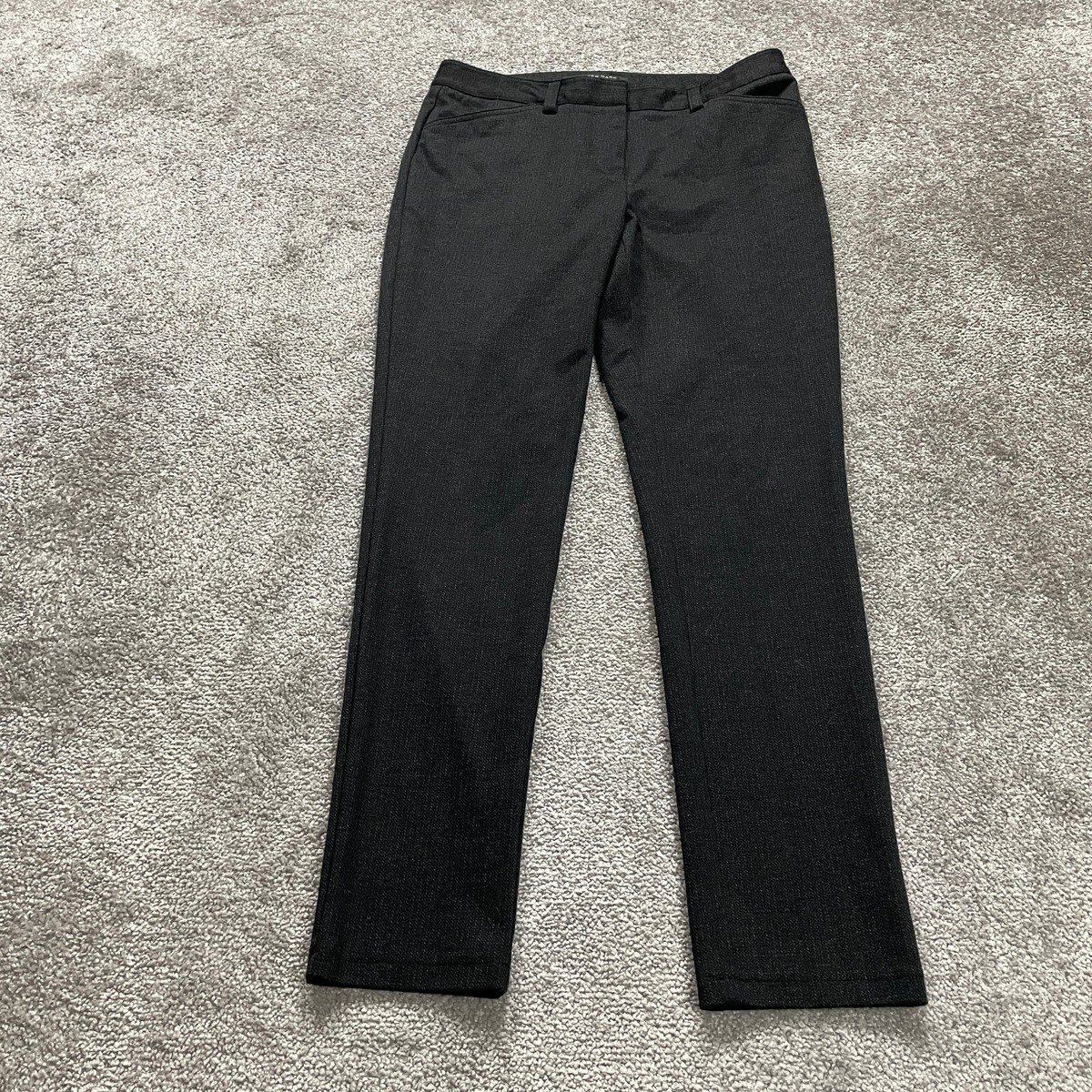 Andrew Marc Womens Dress Pants Size 8 32x29 Black Solid Polyester Blend  Stretch | eBay