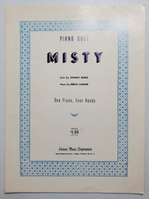 Vintage Misty Piano Duet 1955 Music Booklet