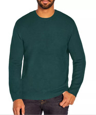New GAP Designer's Quality Men Green Crew Neck Sweater - Size: XXL