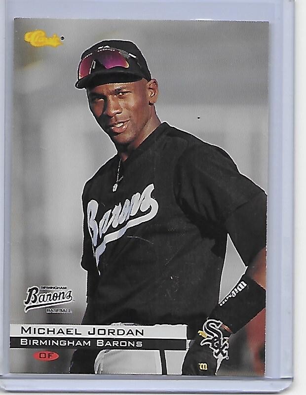 1994 Classic Minor League MICHAEL JORDAN base Birmingham Barons #1