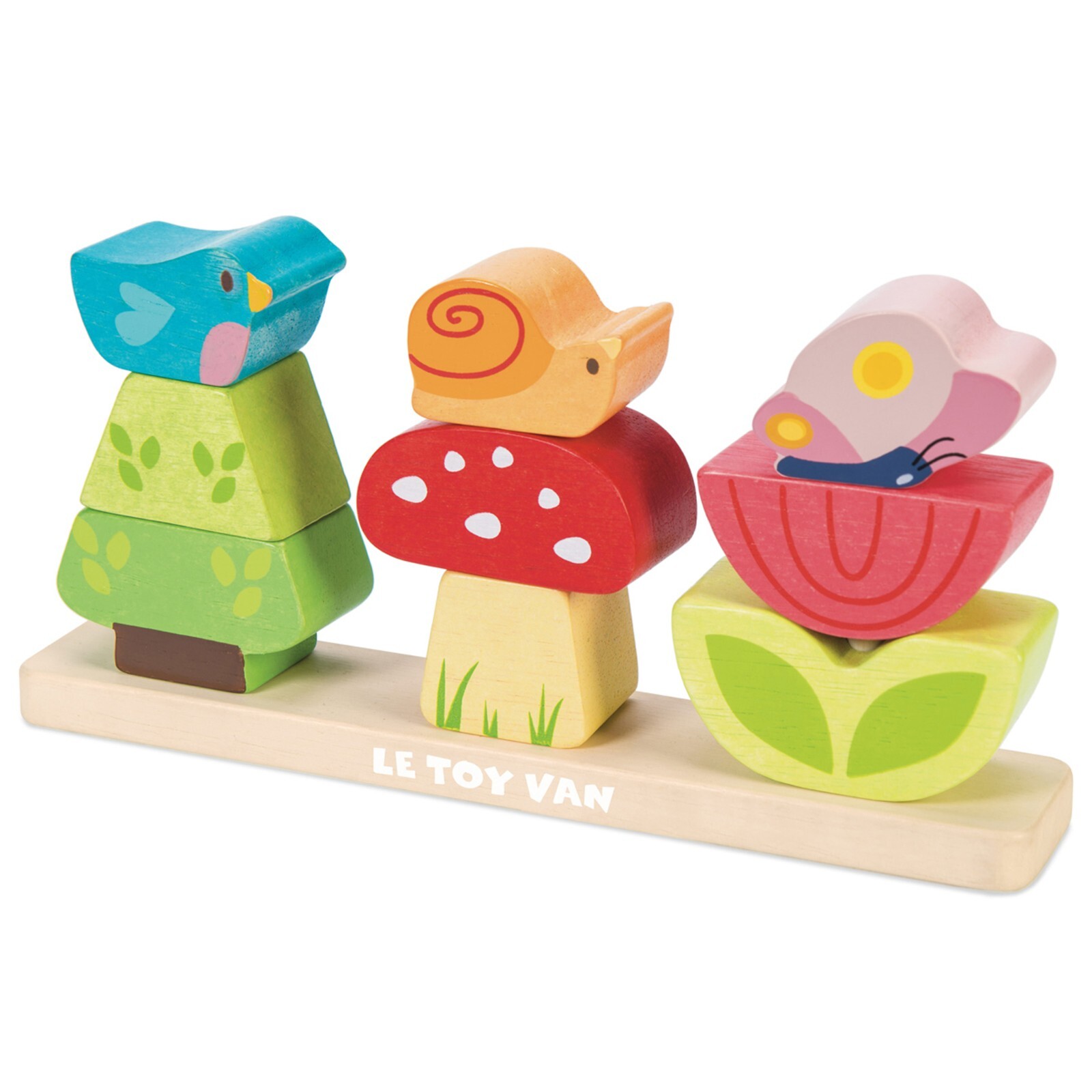 Le Toy Van Petilou Wooden My Stacking Garden