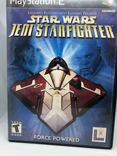 Star Wars: Jedi Starfighter (Sony PlayStation 2) PS2 Complete W/ Manual Tested