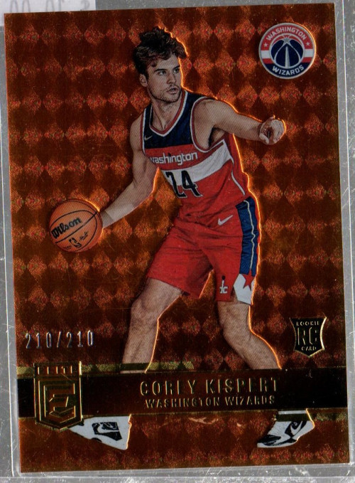 2021-22 Elite Orange #234 Corey Kispert /210