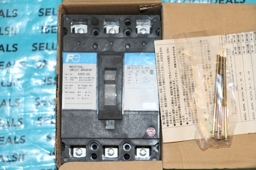 Fuji Electric BU3FHC-020L Circuit Breaker 20 Amp 3-Pole BU3FHC020L New