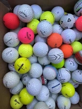 80 Used Shag Golf Balls – Practice / Range / Hit-Away – Assorted Brands Bulk Lot