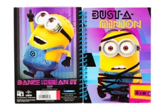 NEW Bust A Minion Dance Like You Mean It Minions 5 x 7 Notebook School Supplies