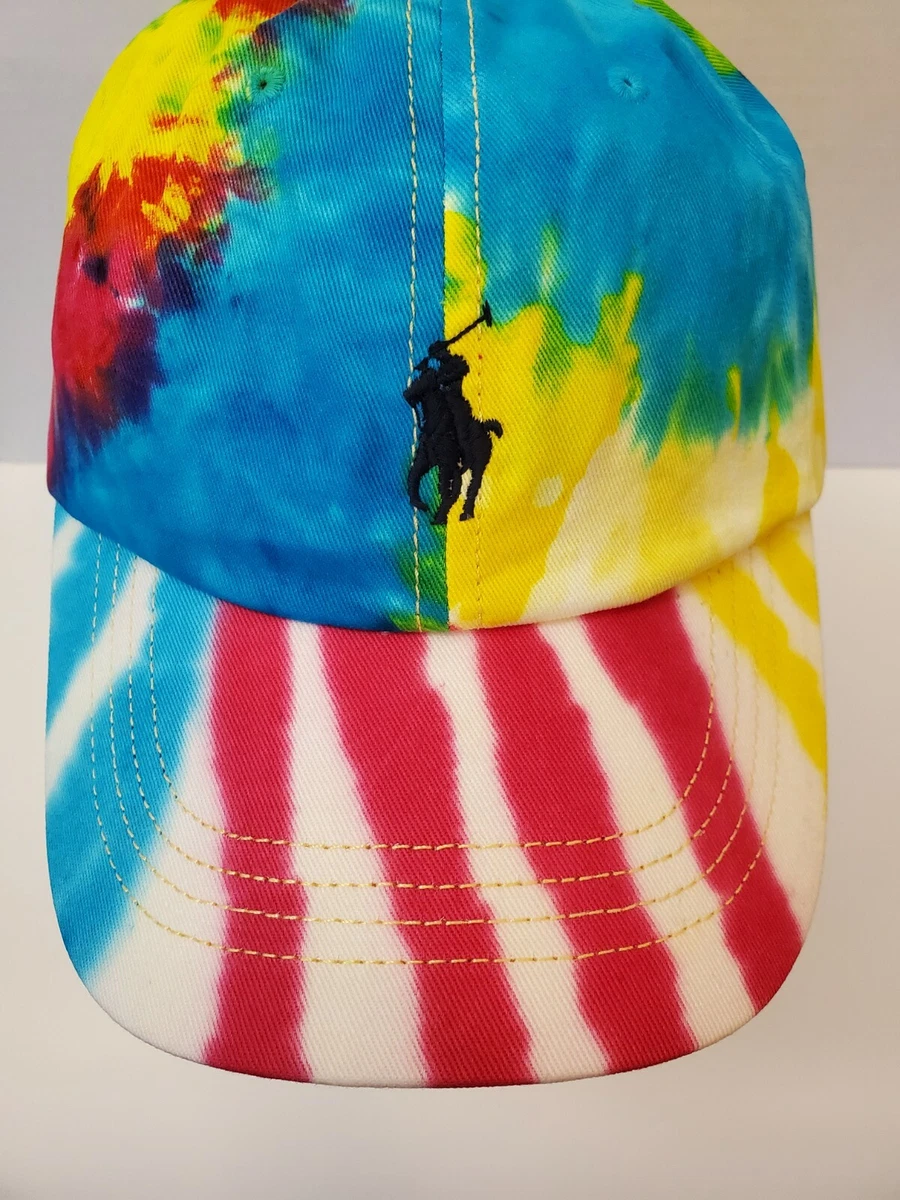Tie dye polo clearance hat