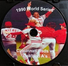 Cincinnati Reds 1990 World Series vs Oakland A's - Barry Larkin, Sabo Davis