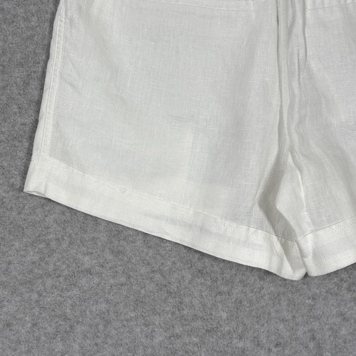 Athleta Shorts Womens 2 Cabo Linen Drawstring Cargo Pocket Pull On Elastic Waist - Picture 8 of 13