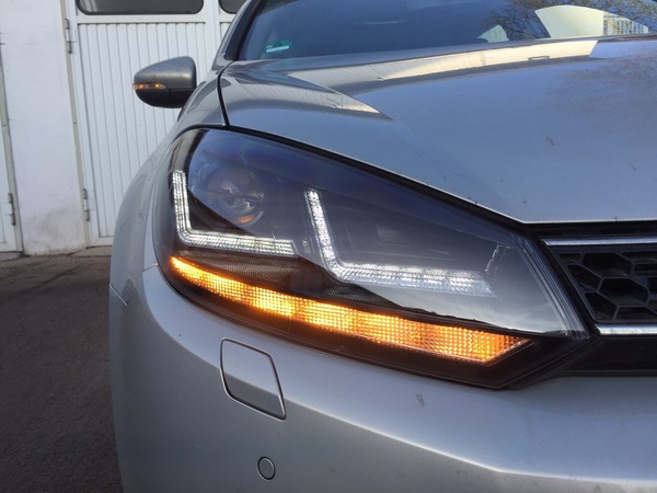 Osram Xenon Led Tagfahrlicht Scheinwerfer FüR VW Golf 6 VI 08-13 Edition Schwarz-image