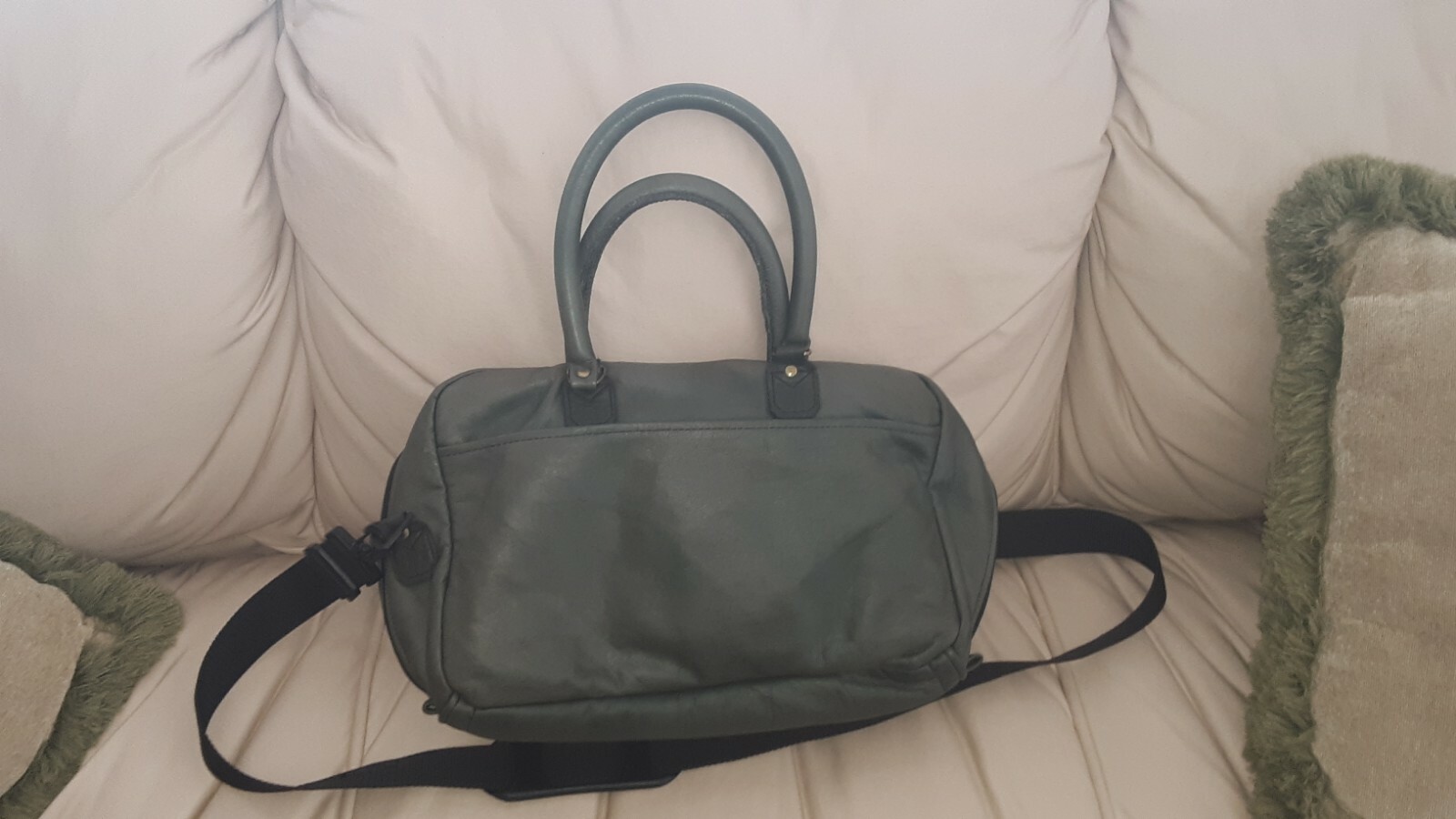 Professional Case Green Leather Multipocket Physi… - image 2