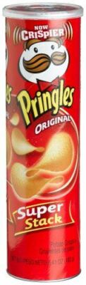 Pringles Potato Crisps Super Stack, Original, 165g Tubes (Pack of 14)