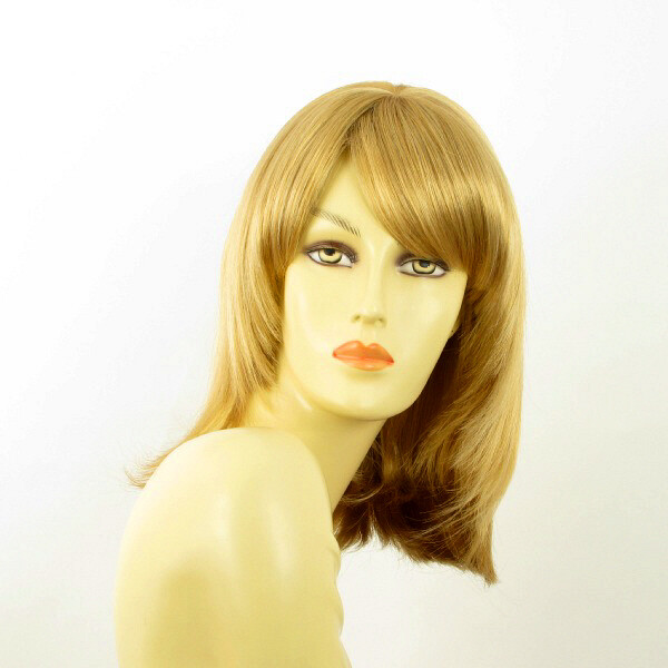 Perruque mi-longue en fibre premium Odelia 24B blond doré