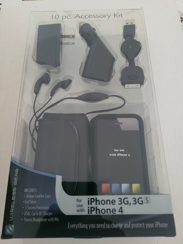 Wireless Gear 10-Piece Iphone Accessory Kit-HOLIDAY SALE - 第 1/1 張圖片
