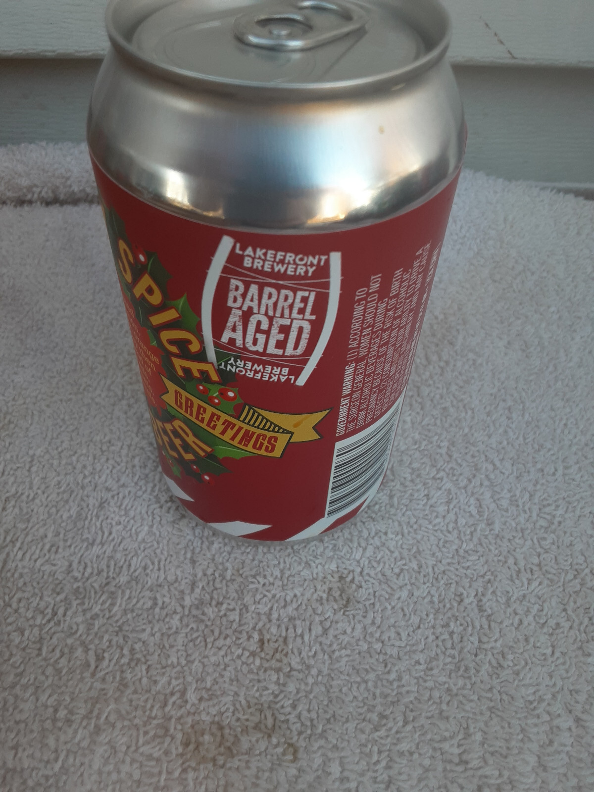 LAKE FRONT HOLIDAY SPICE ALUMINUM CHEAP BEER CAN CANS EMPTY DOW eBay