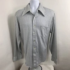 Vintage Richman Brothers Shirt Men's Size 16.5 / 35 Dura Press Long Sleeve VTG