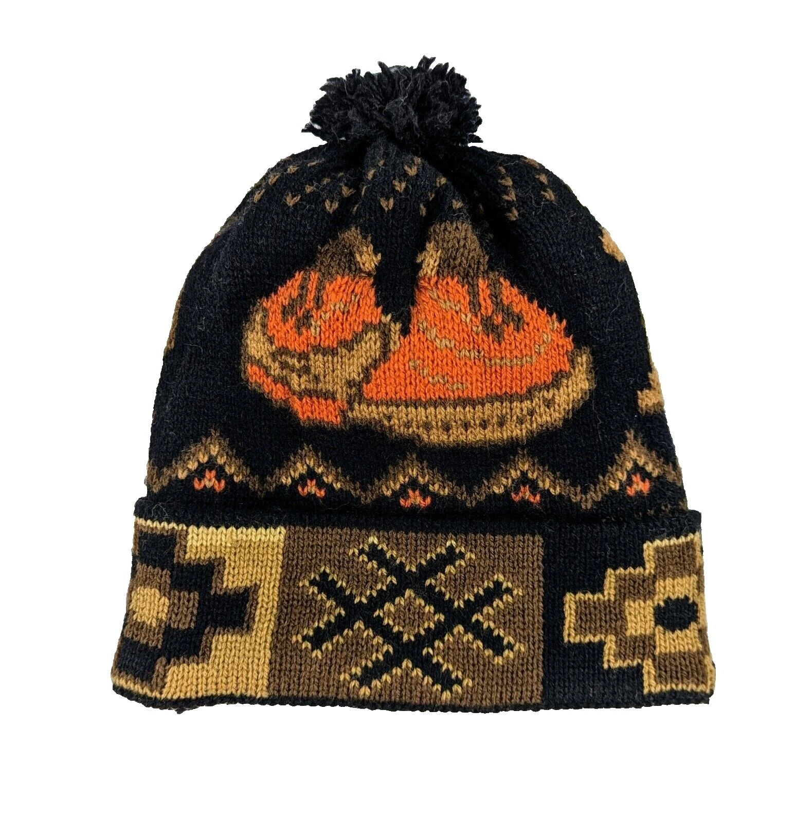 Handmade Wool Black Hats for Men