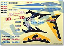 ADESIVI ORIGINALI ALIGN PER ELICOTTERO ELETTRICO T-REX 450
