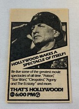 1979 small ABC tv ad~ THAT'S HOLLYWOOD Patton ~ George C Scott