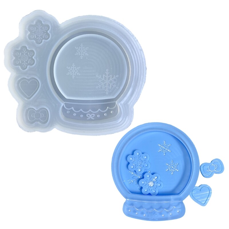 Resin Shaker Molds Resin Casting Silicone Material for DIY Pendant