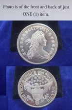 Draped Bust Dollar 1 Troy Oz .999 Fine Silver Round 24886 95.00 per troy oz