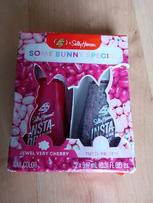 Jelly Belly x Sally Hansen Some Bunny Special Nagellack Very Cherry & Tutti Fr