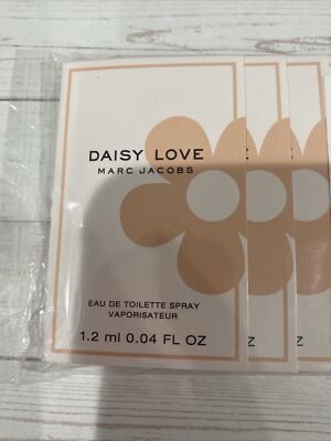 NEW MARC JACOBS DAISY LOVE EAU DE TOILETTE SPRAY SAMPLE FL OZ