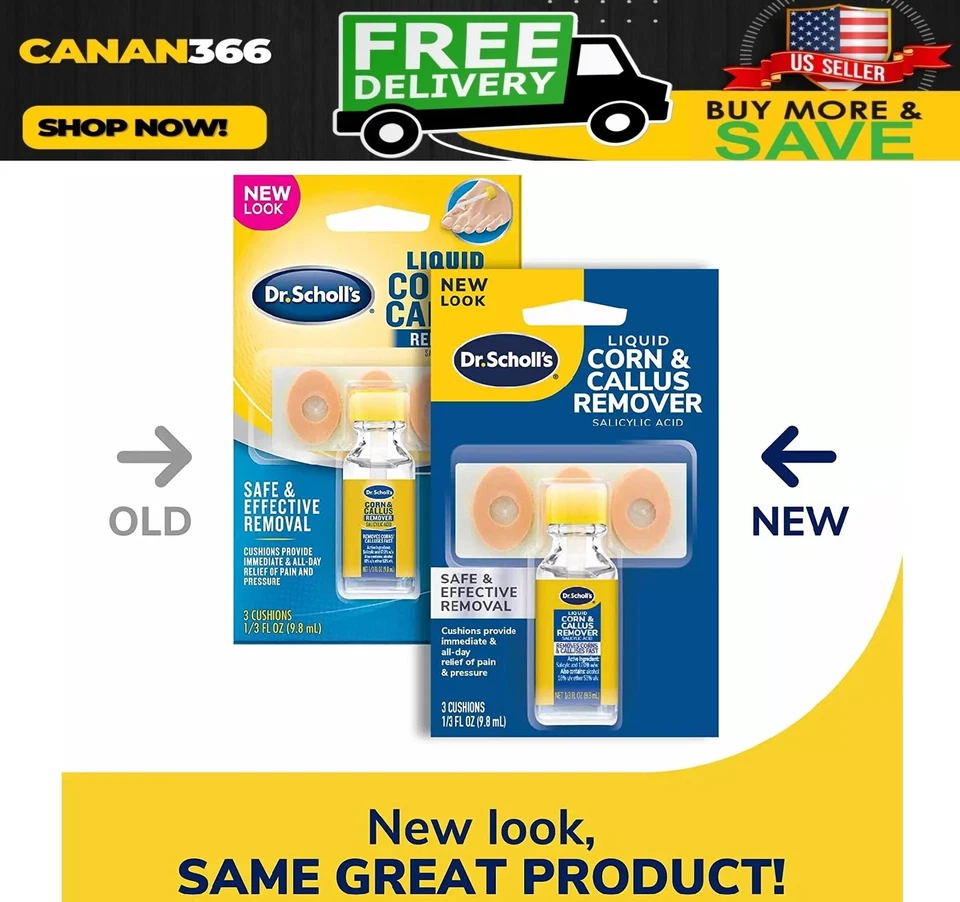 Liquid Corn and Callus Remover, 0.33 Ounce Removes Corns & Calluses Fast - Image 2 of 4