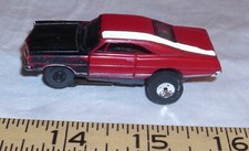AURORA THUNDERJET 1963 FORD GALAXIE HO SLOT CAR 1960s IN RED