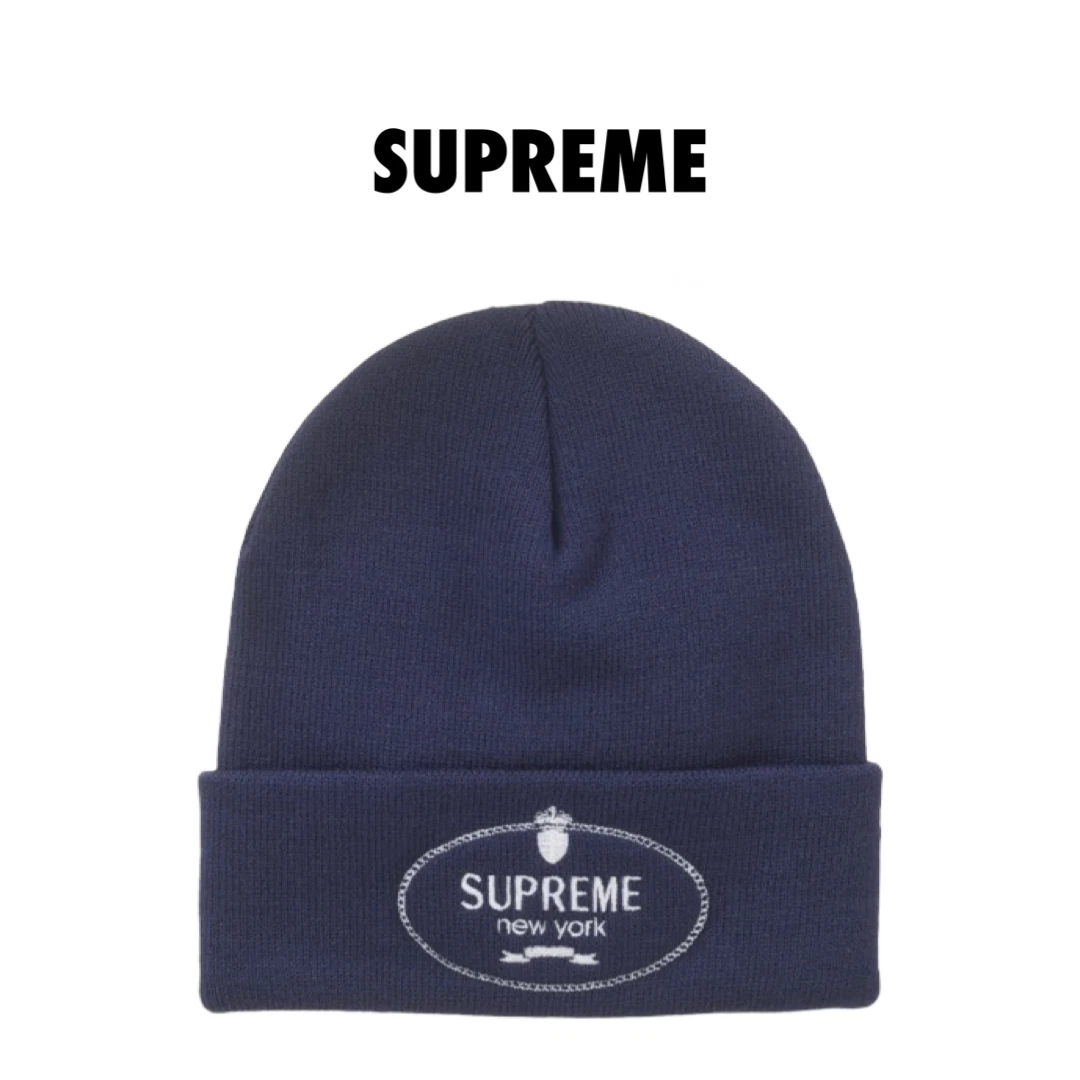 Bonnet bleu écusson suprême