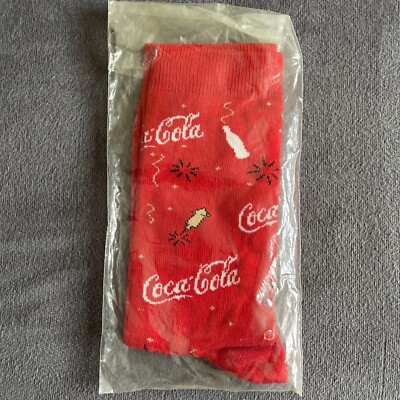 Coca Cola Socken NEU 41 - 45 Rot Limited Edition 42 43 44 Silvester    Rarität  